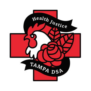 Tampa DSA Logo Health Justice Working Group